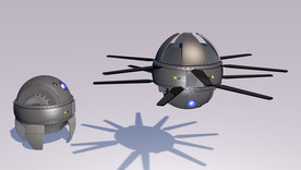 智能飞行器C4D模型