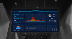 销售数据显示屏幕