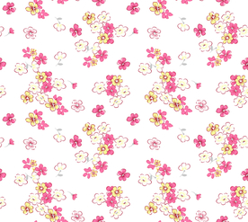 精美抽象花朵乱花