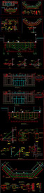 公司大楼入口雨棚钢结构图纸