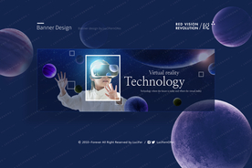 科技教育头图banner底图