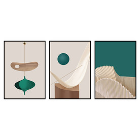 莫兰迪静物几何装饰画1