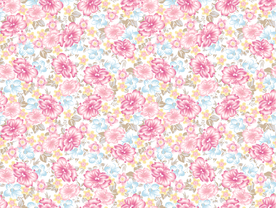 精美网点效果花卉乱花