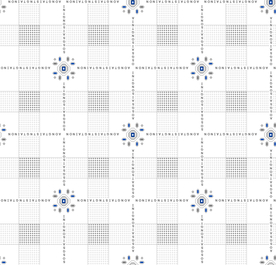 精美几何字母拼接格子