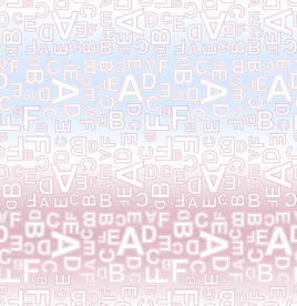 大牌渐变效果字母乱花