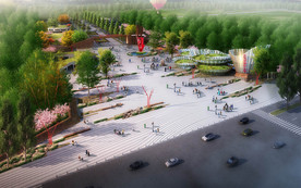 森林公园入口景观效果图