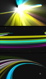 彩带入场动态视频素材AE模版