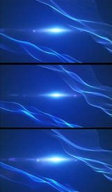 蓝色科技企业流动背景视频