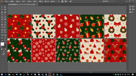 多款圣诞主题背景设计