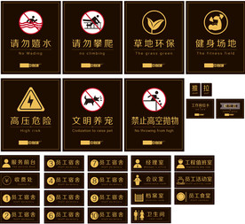 小区住宅地产精英时代花园标识