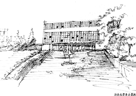 济大音乐学院手绘