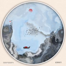 现代抽象装饰画