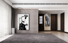 现代客厅沙发背景墙