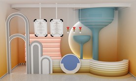 莫兰迪色服务台