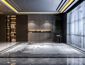 现代客厅沙发背景墙摄影墙