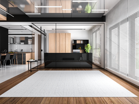 现代客厅沙发背景墙摄影墙