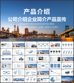 公司产品介绍PPT模板