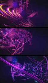 炫彩光线无缝循环视频模板