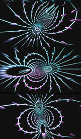 镜像扭曲动态背景视频