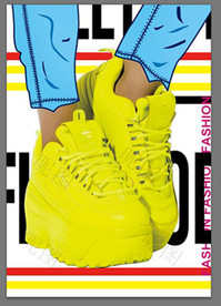 鞋子 英文 设计 印花