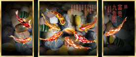 三连装饰画