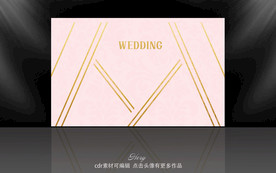 香槟粉婚礼背景