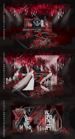 红黑色主题婚礼