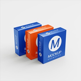 餐厅纸巾盒子包装样机