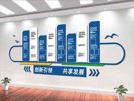 企业历程形象墙
