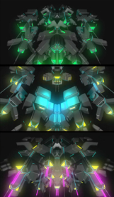 机器翻转动感迪吧舞台背景