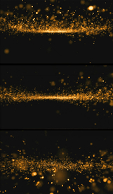 金色奢华粒子分散动态视频