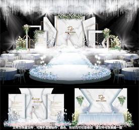 白色婚礼设计