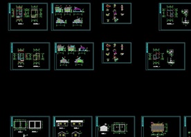 生态园区木屋建筑施工图