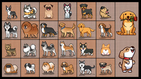 矢量手绘狗狗漫画系列