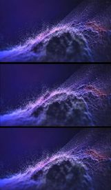 蓝色唯美动态粒子背景