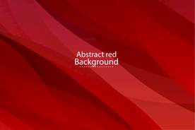 红色几何背景
