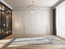 现代极简轻奢卧室场景