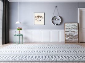 北欧客厅沙发背景墙现代摄影墙