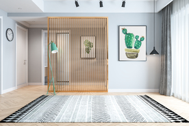 北欧客厅沙发背景墙现代摄影墙