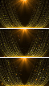 唯美黒金色粒子视频