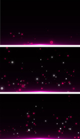 唯美黑色粒子上升背景视频