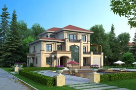 欧式别墅效果图