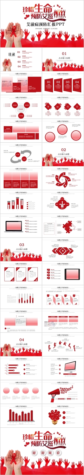 世界艾滋病日预防艾滋PPT