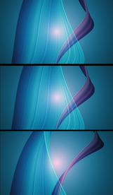 蓝色唯美线条变换背景视频