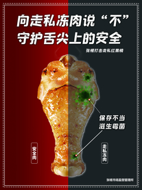 走私冻肉海报
