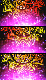 花纹图腾旋转演出背景