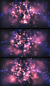 唯美浪漫粉色粒子特效背景