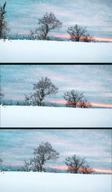 大雪纷飞唯美视频背景素材