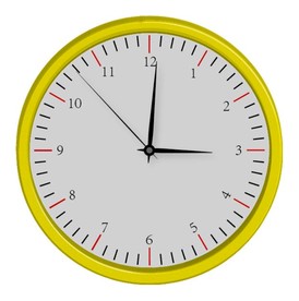 时钟矢量图手绘AI分层插画