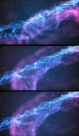 浪漫梦幻光波动态背景视频